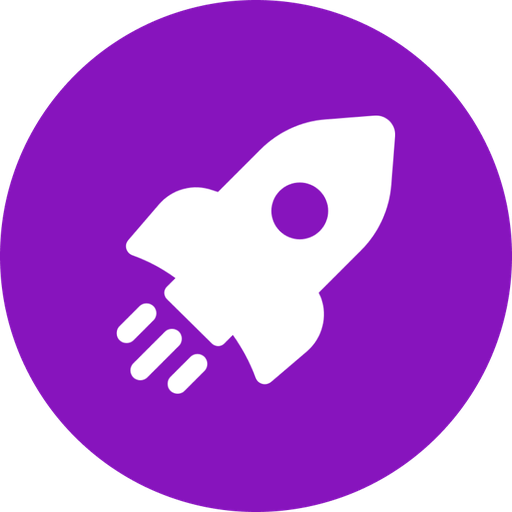 Logo of LaunchFast: Launch your web applications quickly using starter kits for Astro, Next.js, and SvelteKit.